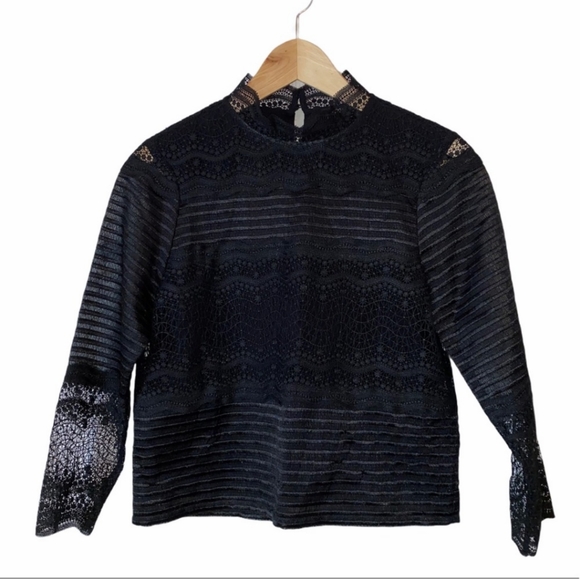 Maje Lizie lace top - Picture 2 of 7